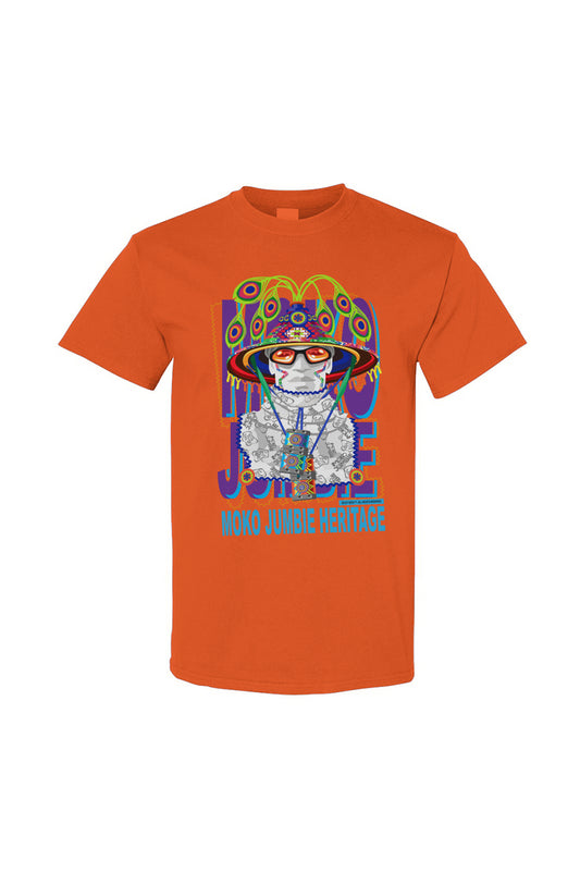 Peacock Moko Jumbie Heritage T Shirt