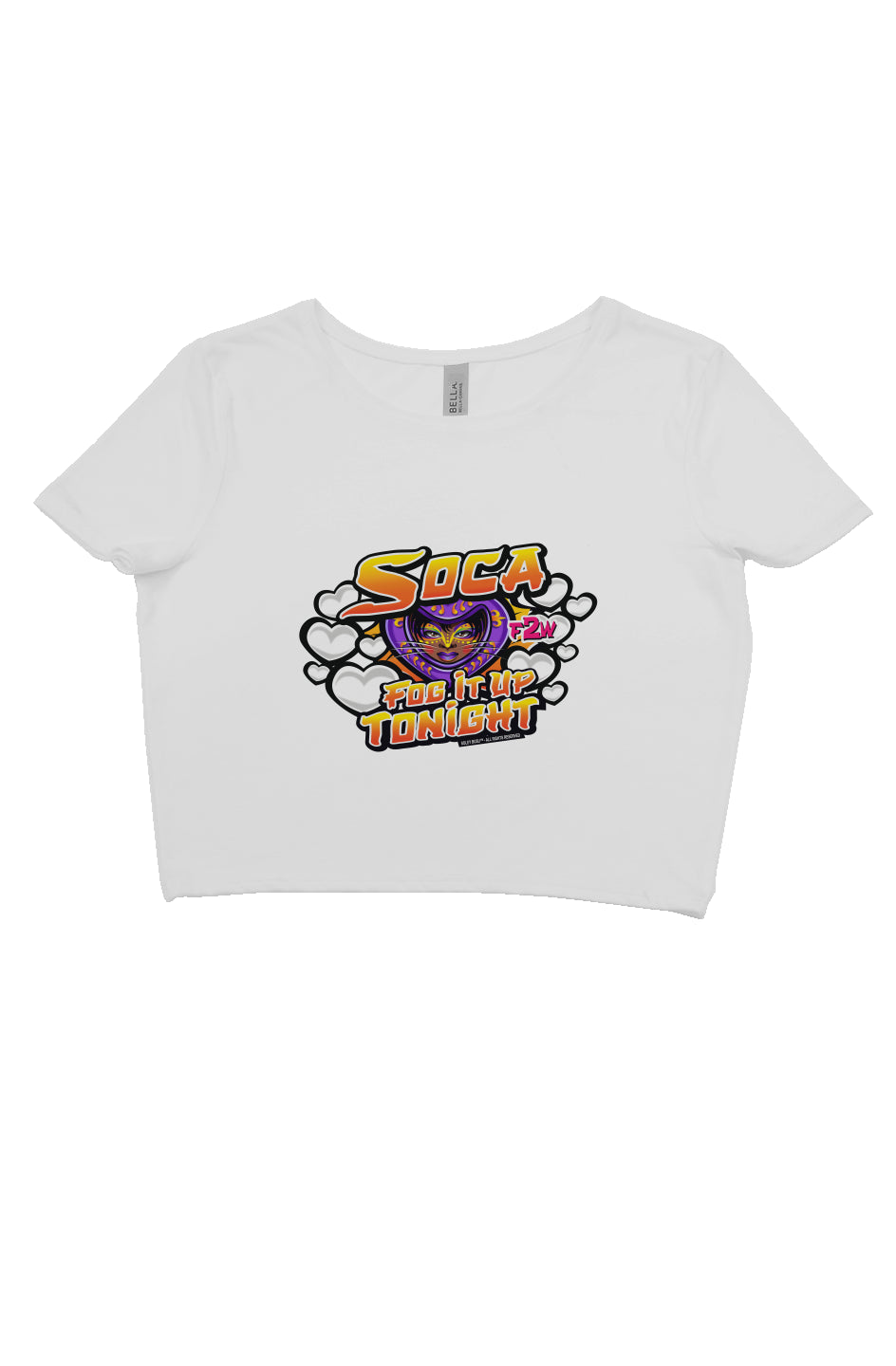 Soca Fog It Up Crop Tee