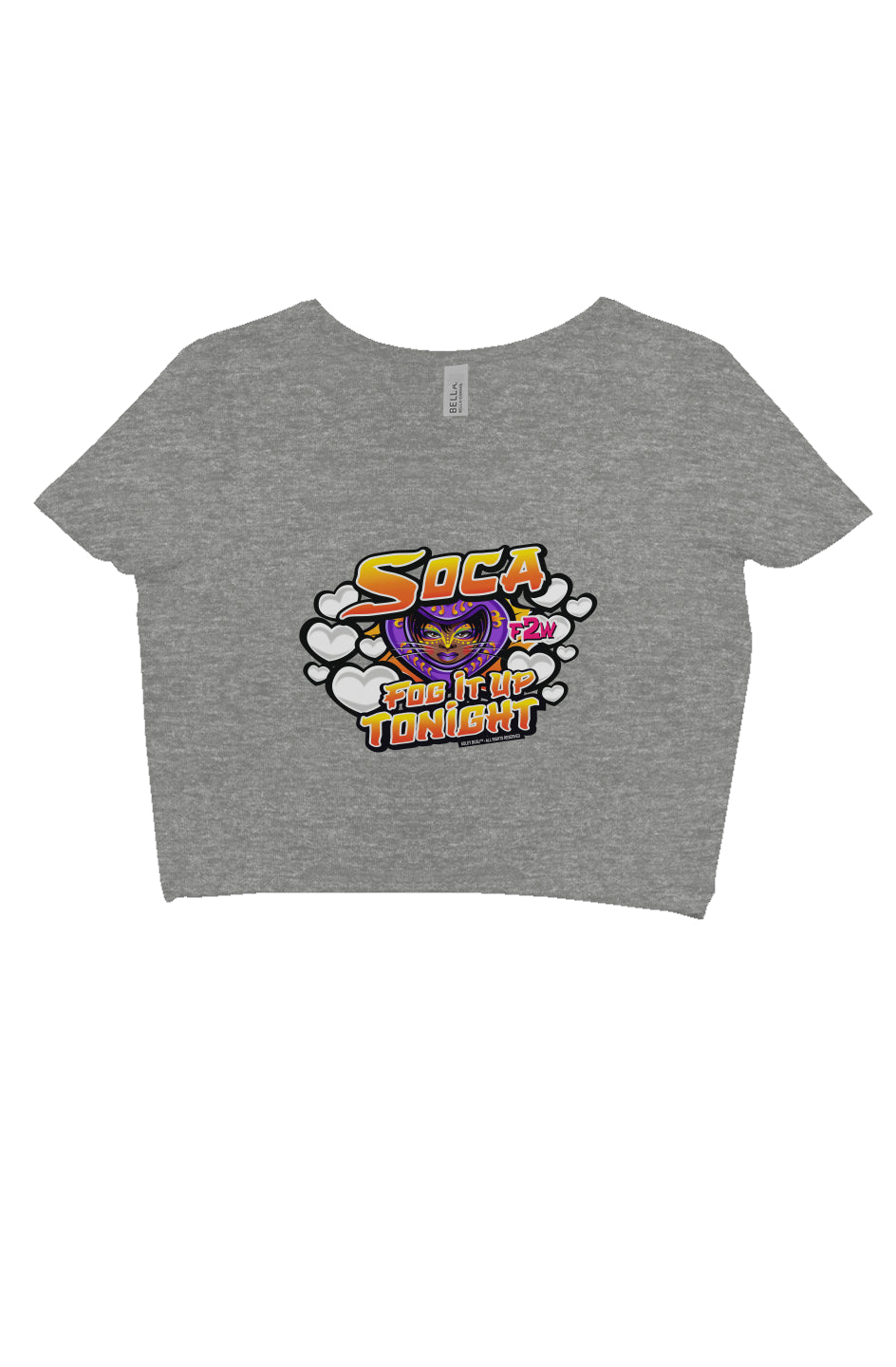 Soca Fog It Up Crop Tee