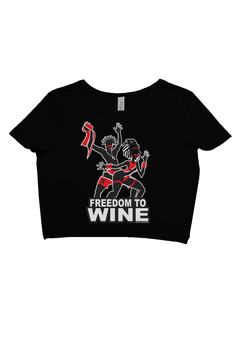 Freedom to Wine Crop Tee