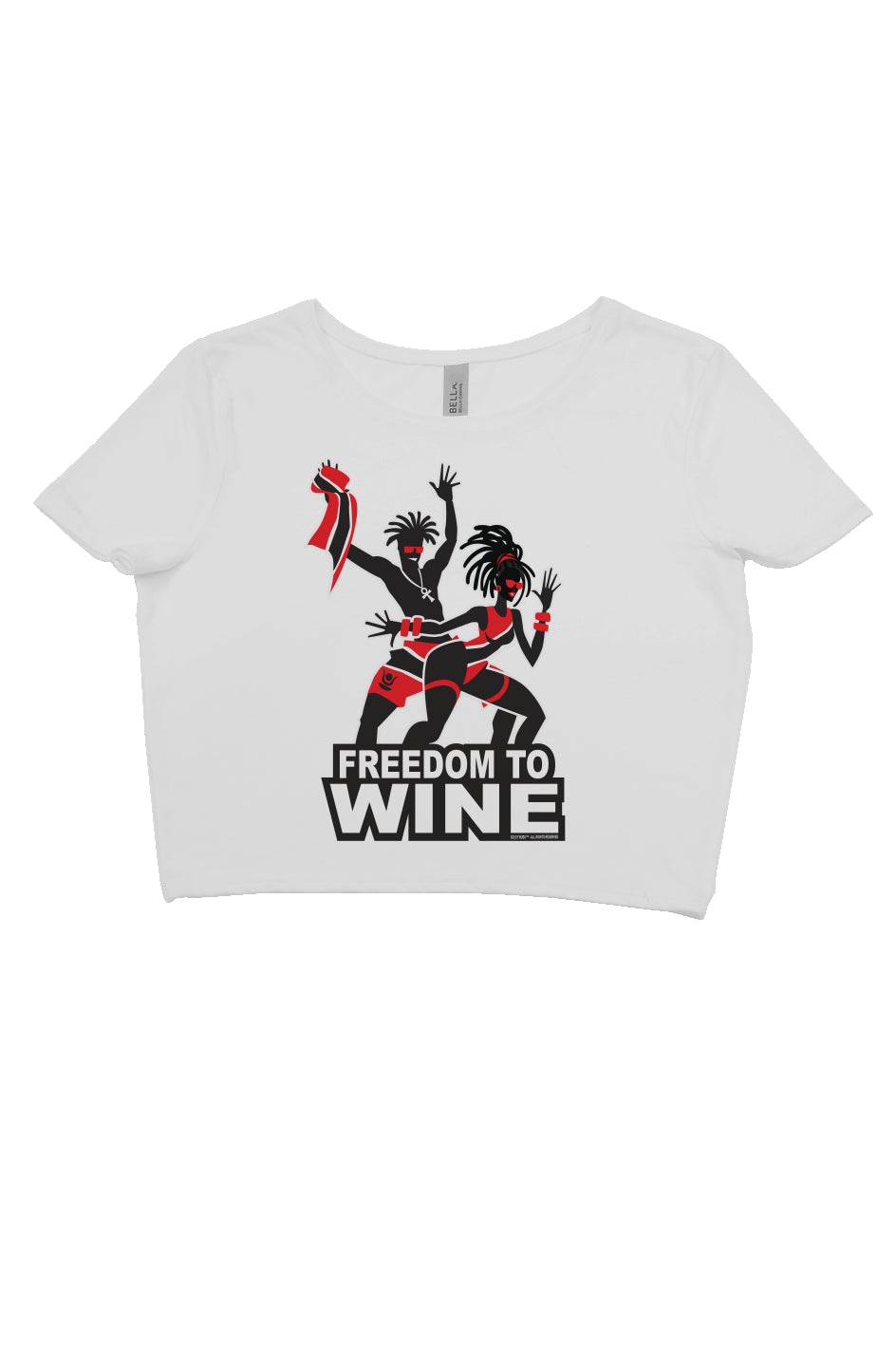 Freedom to Wine Crop Tee