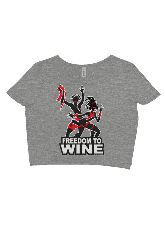 Freedom to Wine Crop Tee