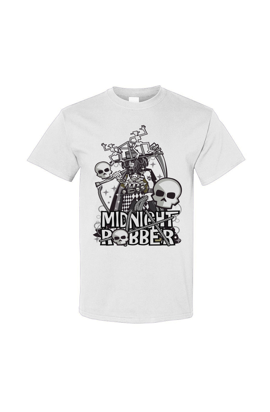 Midnight Robber men white t-shirt