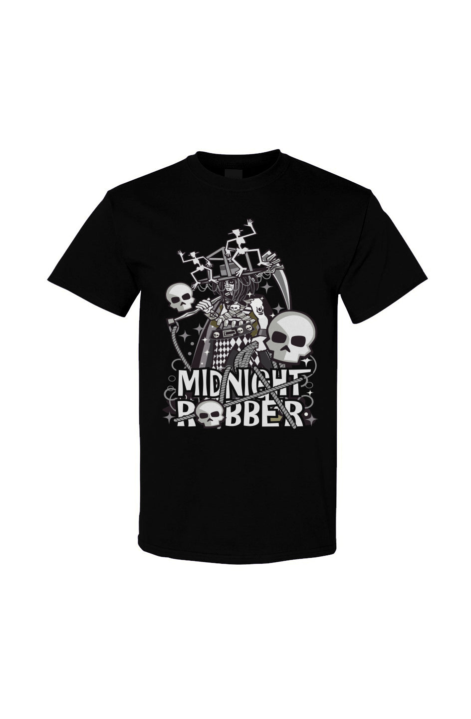 Midnight Robber  men black t-shirt