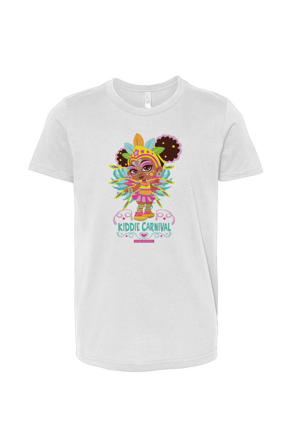 Girls Kiddie Carnival T-shirt white