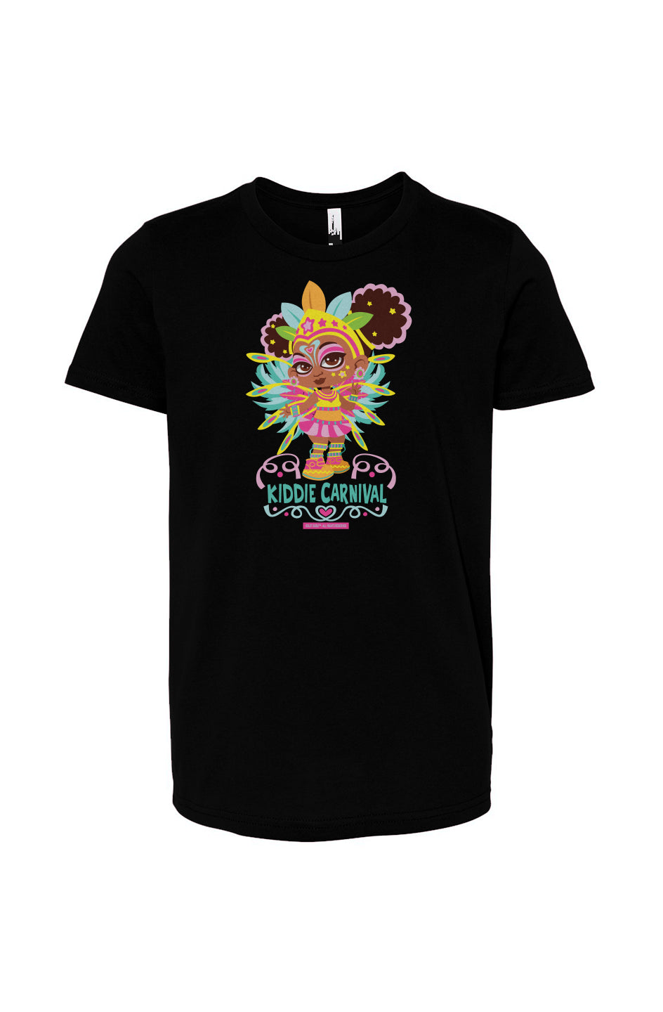 Girls Kiddie Carnival T-shirt black