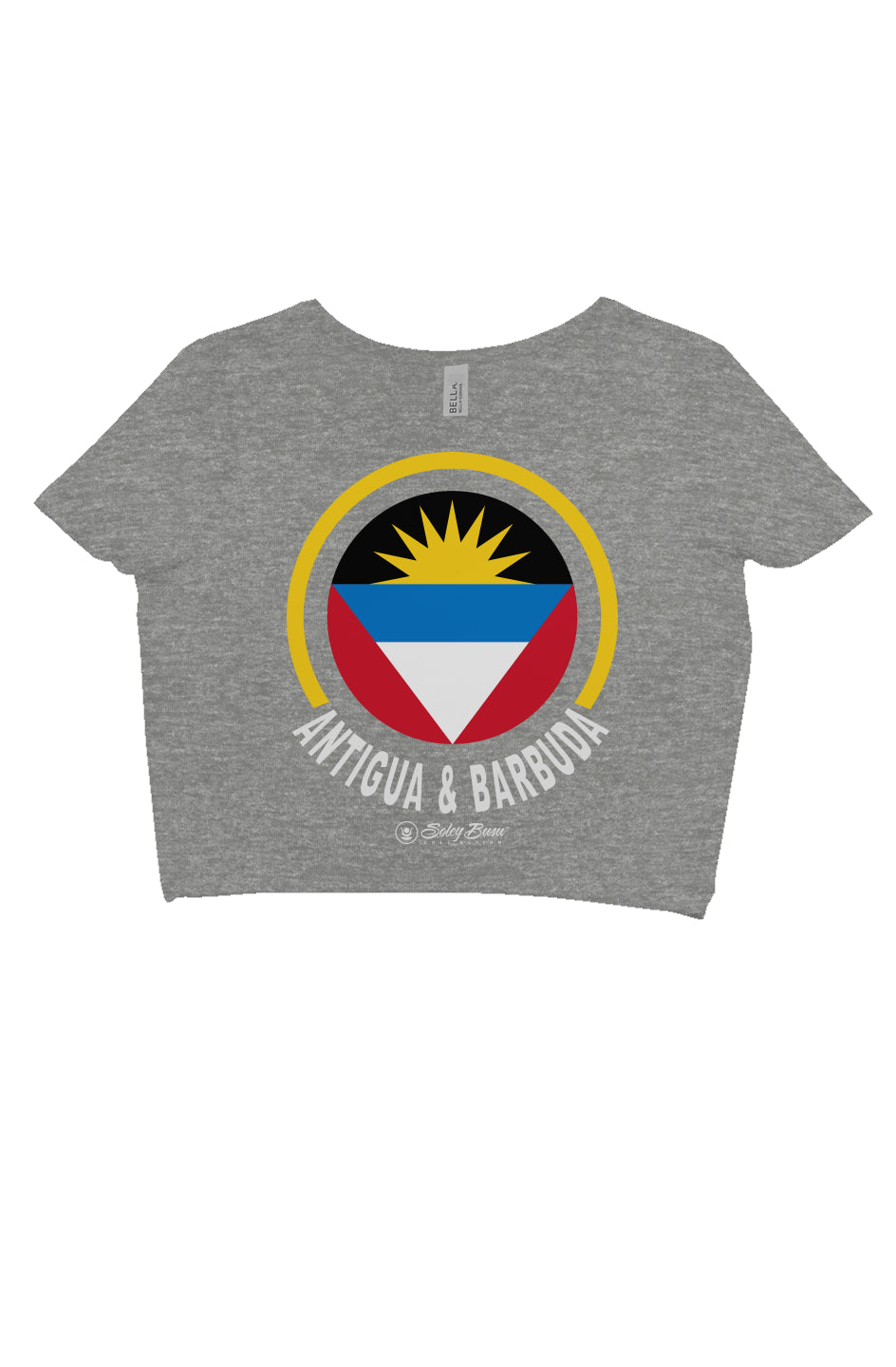 Women Caribbean National Flag Crop-top