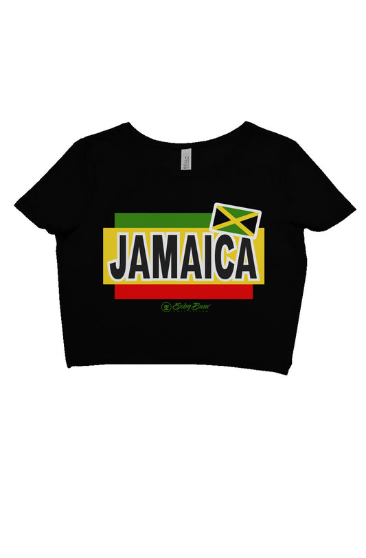 Women Caribbean National Flag Crop-top