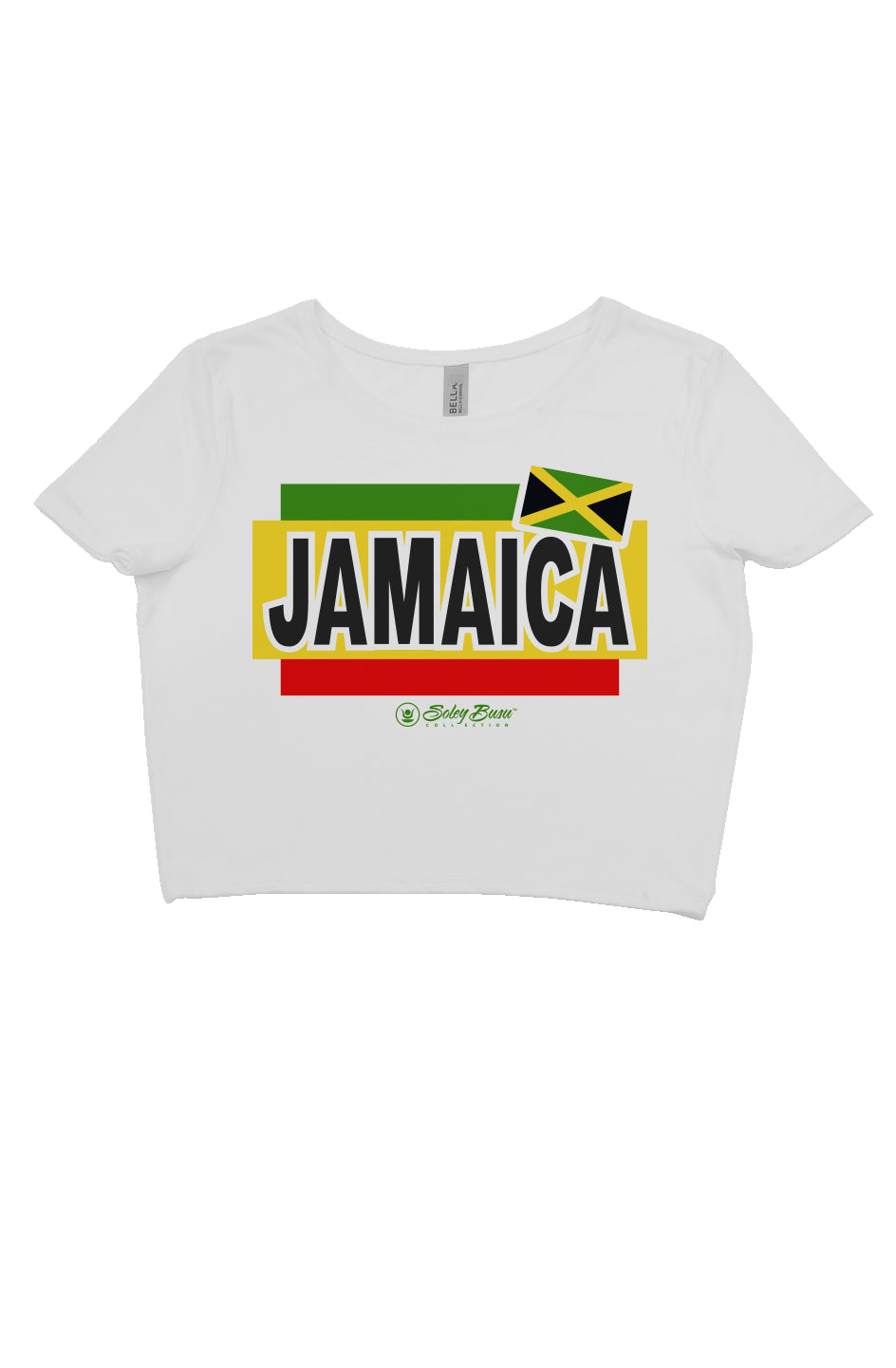 Women Caribbean National Flag Inspired Crop Tops