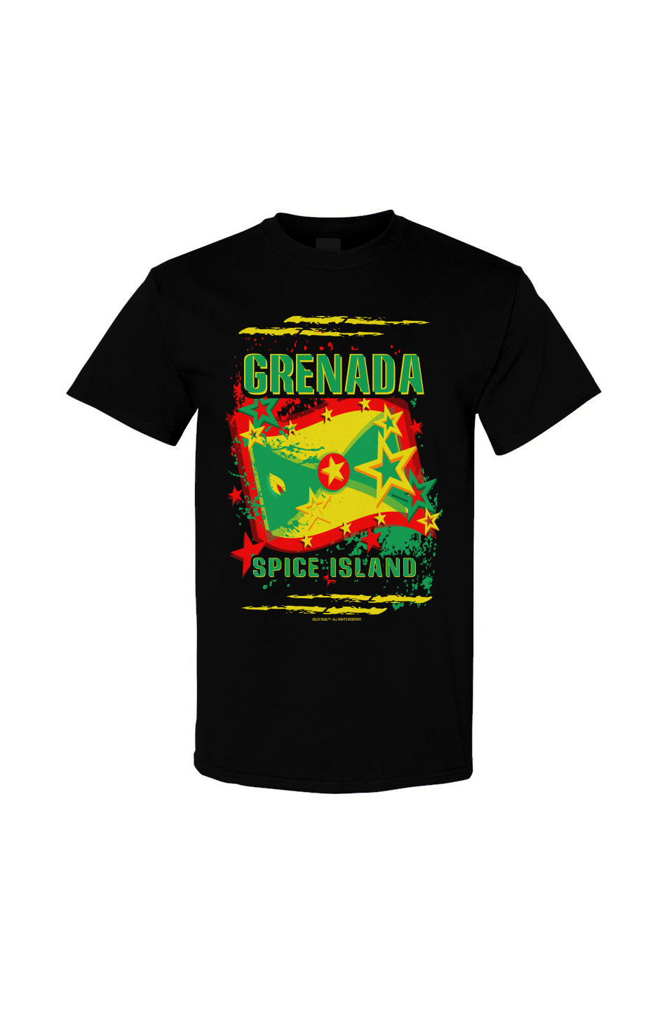 Men Caribbean National Flag T-shirt