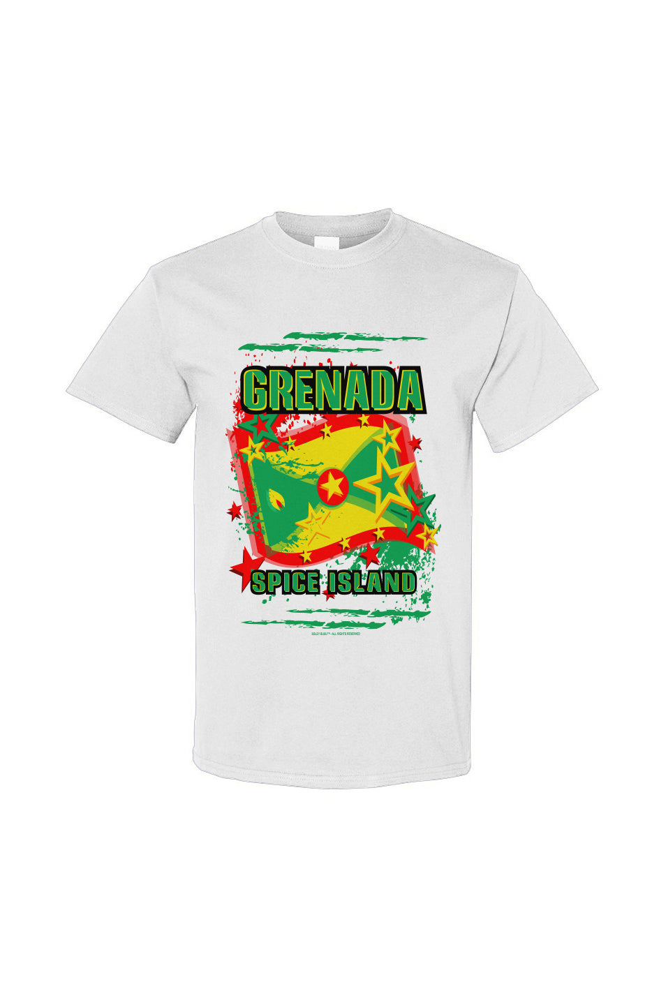 Men Caribbean National Flag T-shirt Grenada