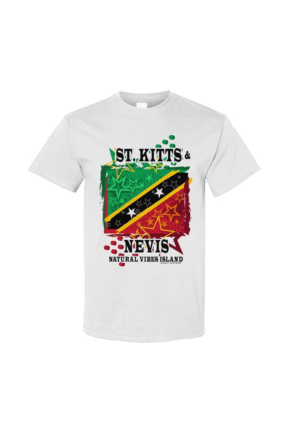 Men Caribbean National Flag T-shirt