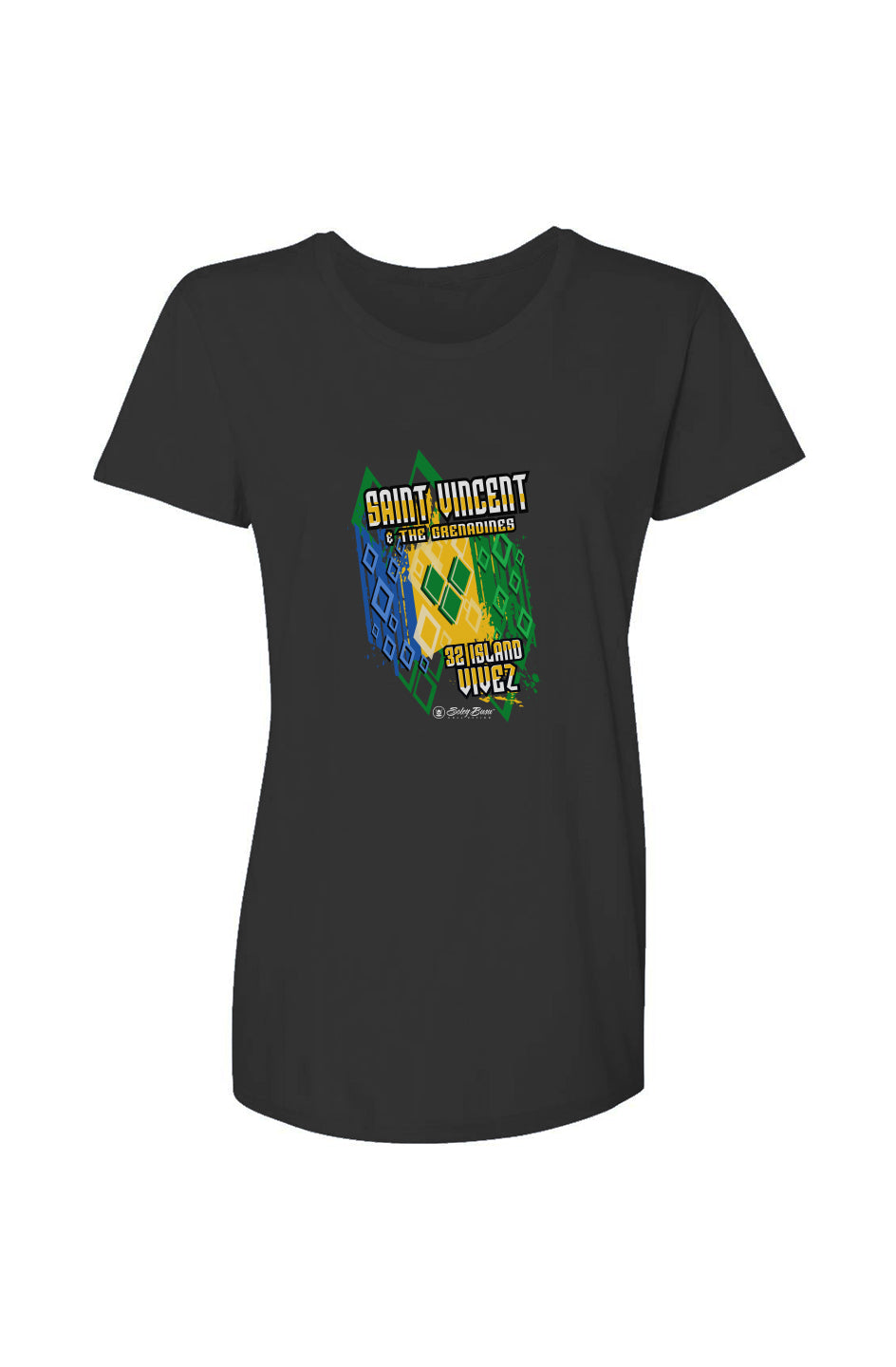 Women Caribbean National Flag Inspired T-shirt