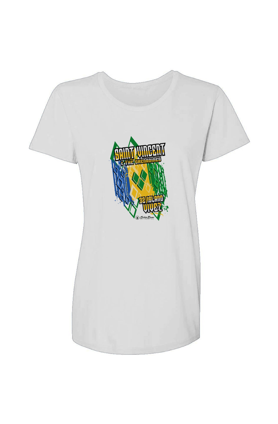 Women Caribbean National Flag Inspired T-shirt