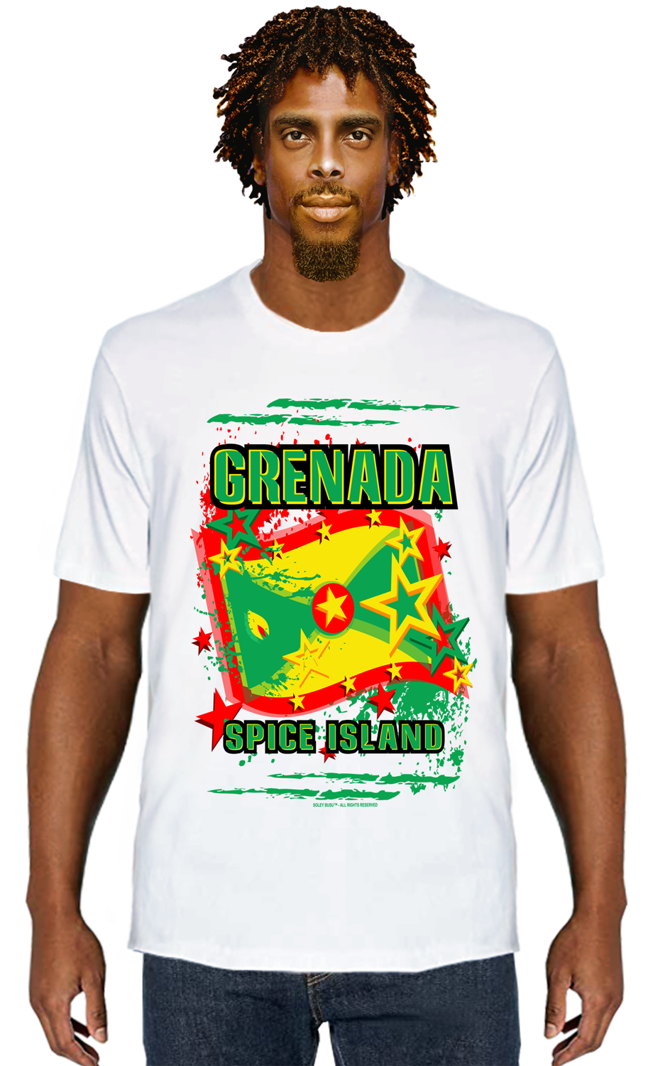 Men Caribbean National Flag Grenada