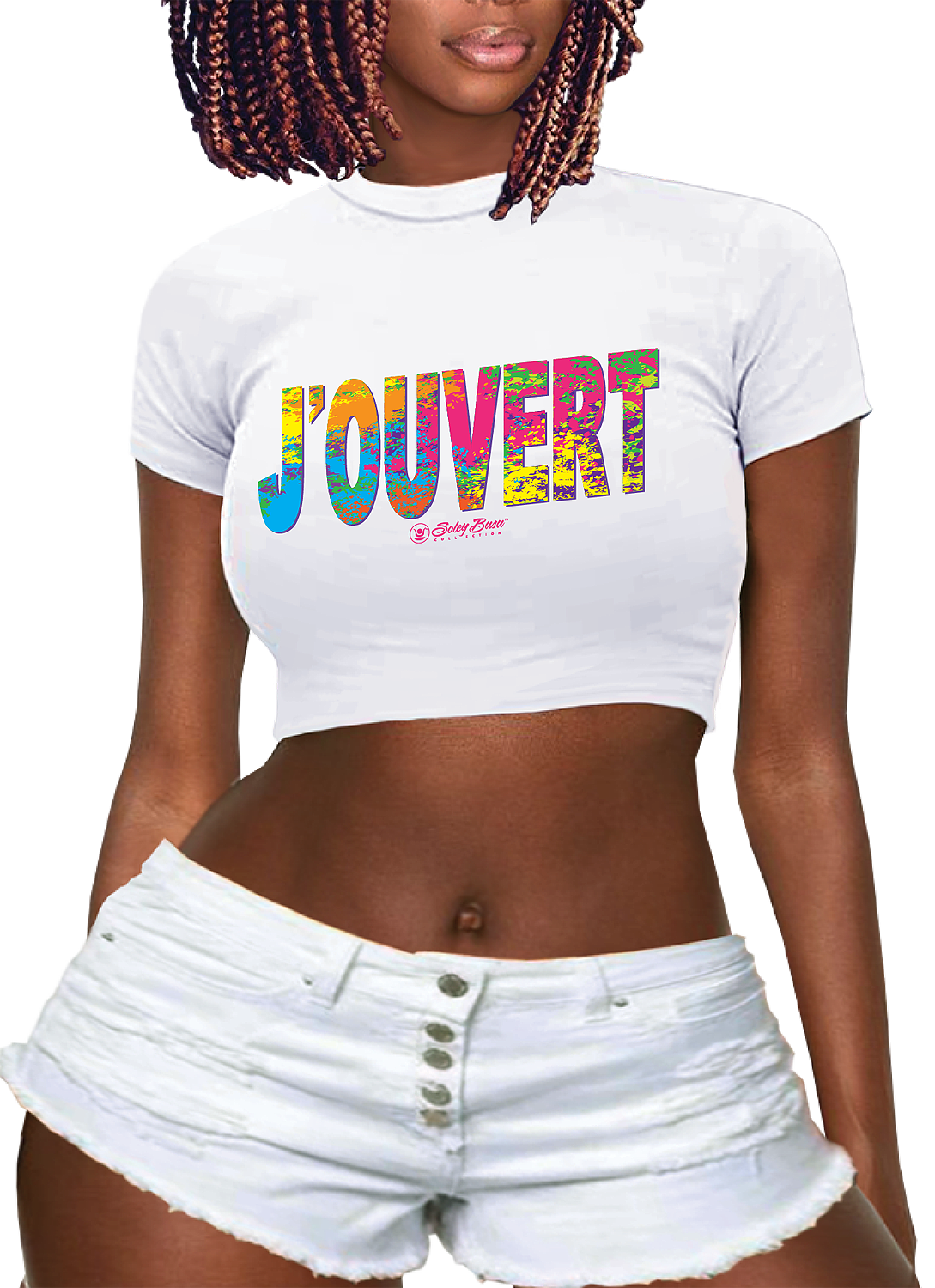 Caribbean Carnival J'ouvert Crop Tee