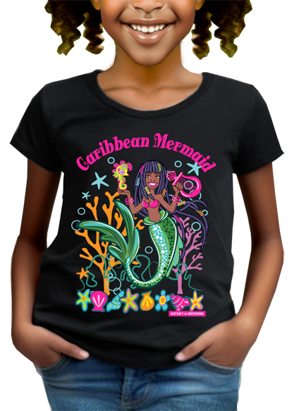 Caribbean Girls Mermaid Tees