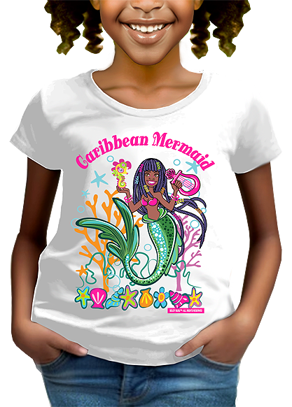 Caribbean Girls Mermaid Tees