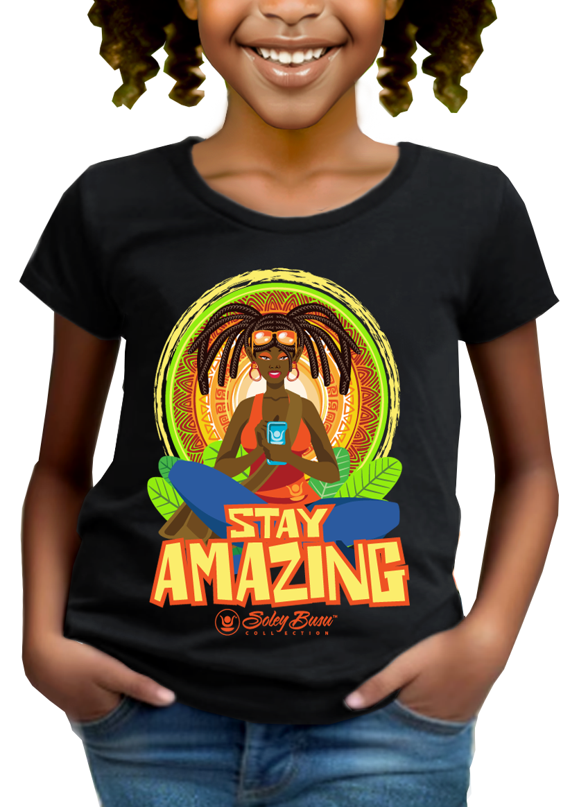 Caribbean Stay Amazing Girls Tee