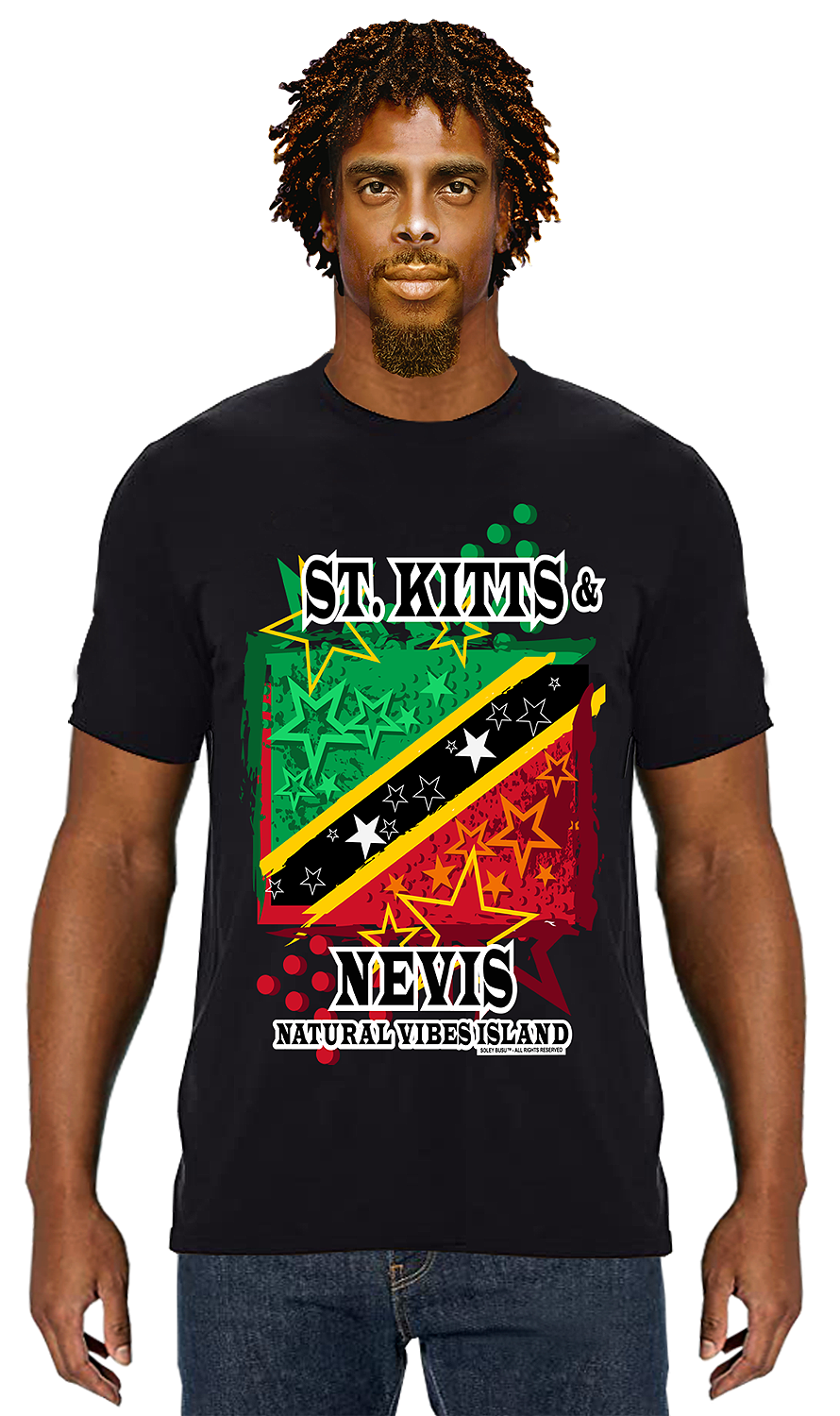 Men Caribbean National Flag t-shirt