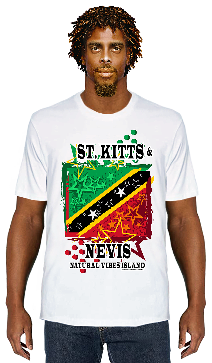 Men Caribbean National Flag t-shirt